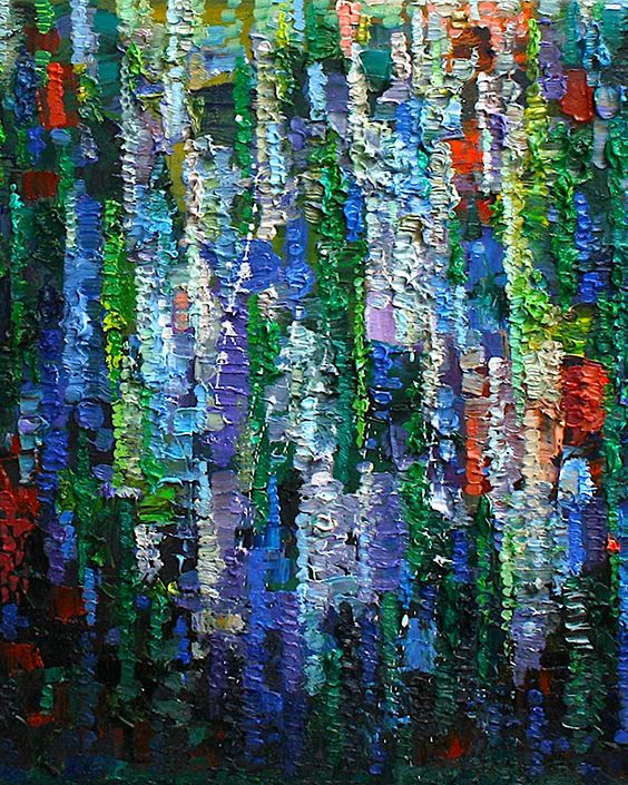 Galerie Weisse Felsen 2022 Öl auf Leinwand