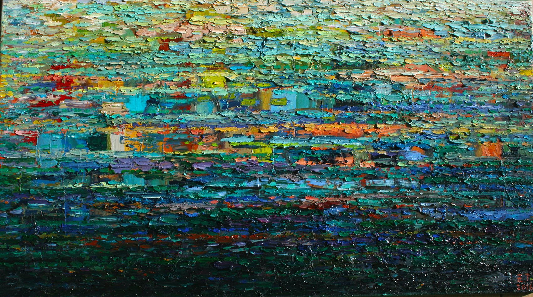 Komposition | Composition | 2016 Öl auf Leinwand 50 X 90cm